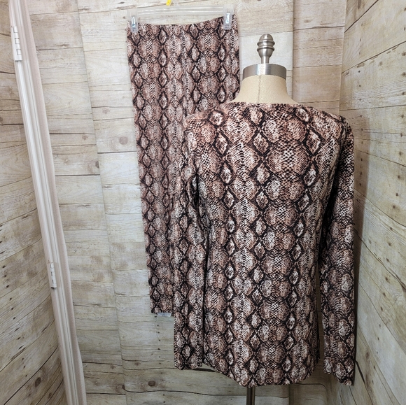 Zenana animal print top and bottom - Picture 3 of 4